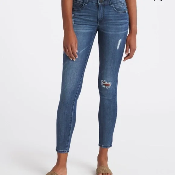 Democracy jeri cheap distressed skinny jean
